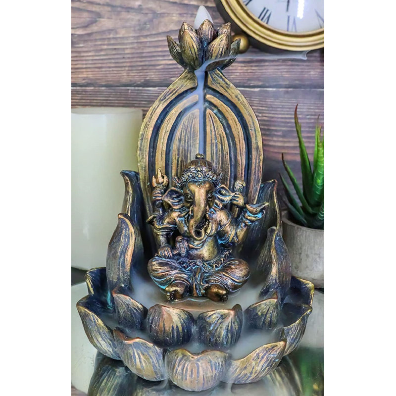 Bungalow Rose Hindu God Avatar Ganapati Lord Ganesha With 4 Hands